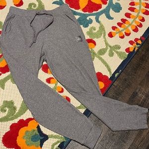 Alo Purple Dusk Ribbed Muse Joggers